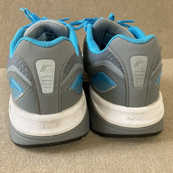 New Balance 1540v3 Shoes Womens 8 Silver Gray Polaris Blue Daily Rollbar Walking - Picture 5 of 9